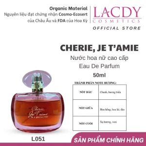 Nước Hoa Nữ Chérie,Je T'Aime13